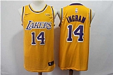 Lakers 14 Brandon Ingram Gold 2018 19 Nike Swingman Jersey,baseball caps,new era cap wholesale,wholesale hats